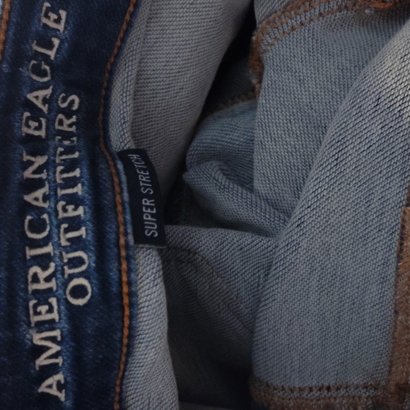 American Eagle Outfitters Super Stretch Jeggings Size 4 Graphic Art Design - Picture 16 of 16